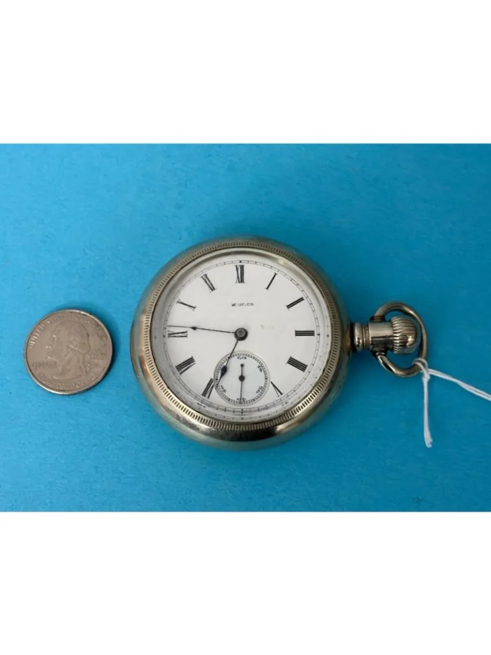 1857 E. Howard & Co Pocket Watch 15J Keystone Silverode Case 4 parts / repair